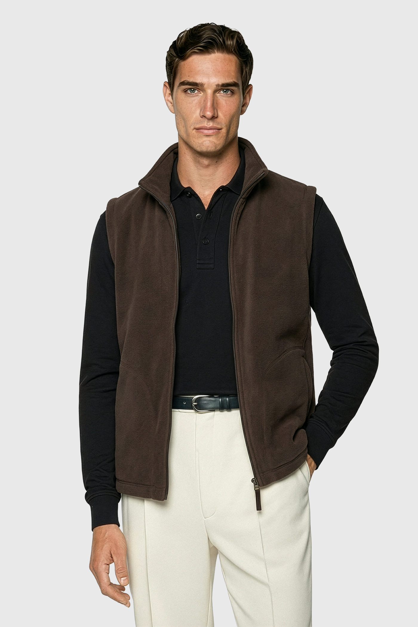 Gilet - Mocca Brown